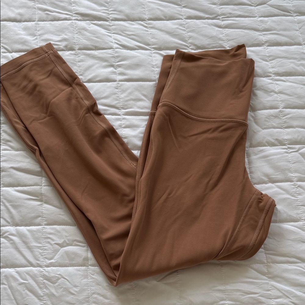 lululemon Align Tan High-Rise Pants 25” - Women’s 6